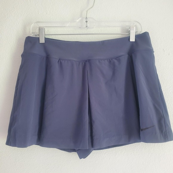 Nike Skirt Womens Large Blue Dri-FIT Tennis Skort Built-In Shorts 854849-471 - Picture 1 of 12